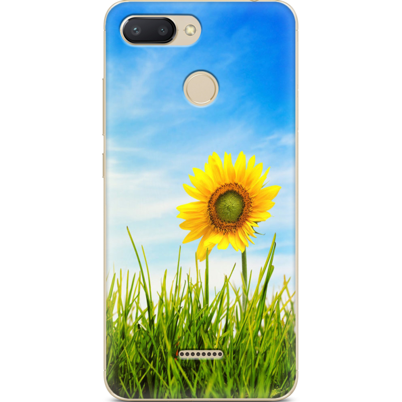 Чехол U-print Xiaomi Redmi 6 Sunflower Heaven