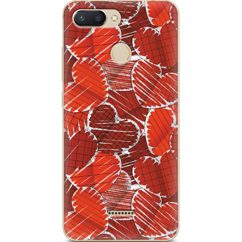 Чехол U-print Xiaomi Redmi 6 Heart Strings