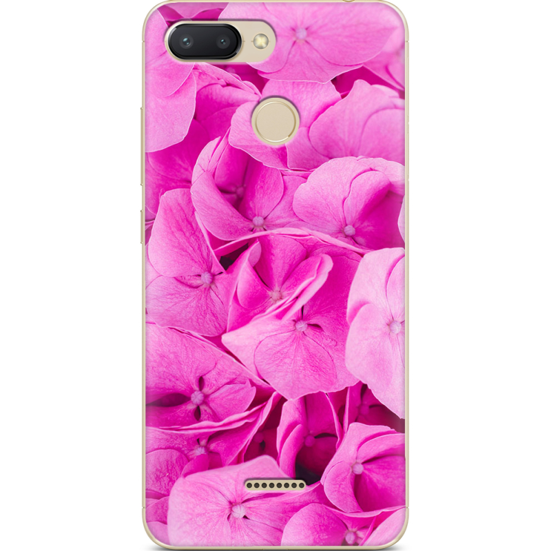 Чехол U-print Xiaomi Redmi 6 Pink Flowers