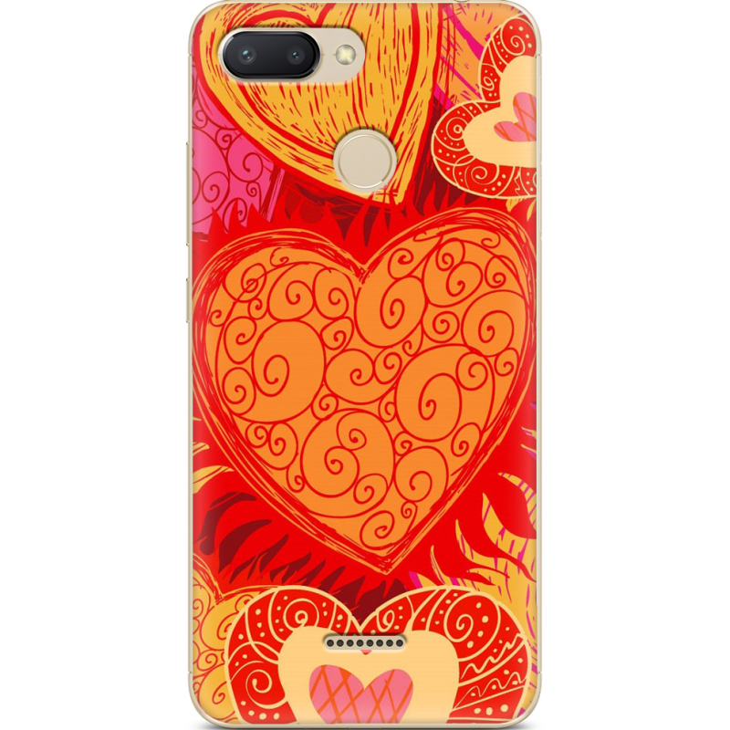 Чехол U-print Xiaomi Redmi 6 Warm Hearts