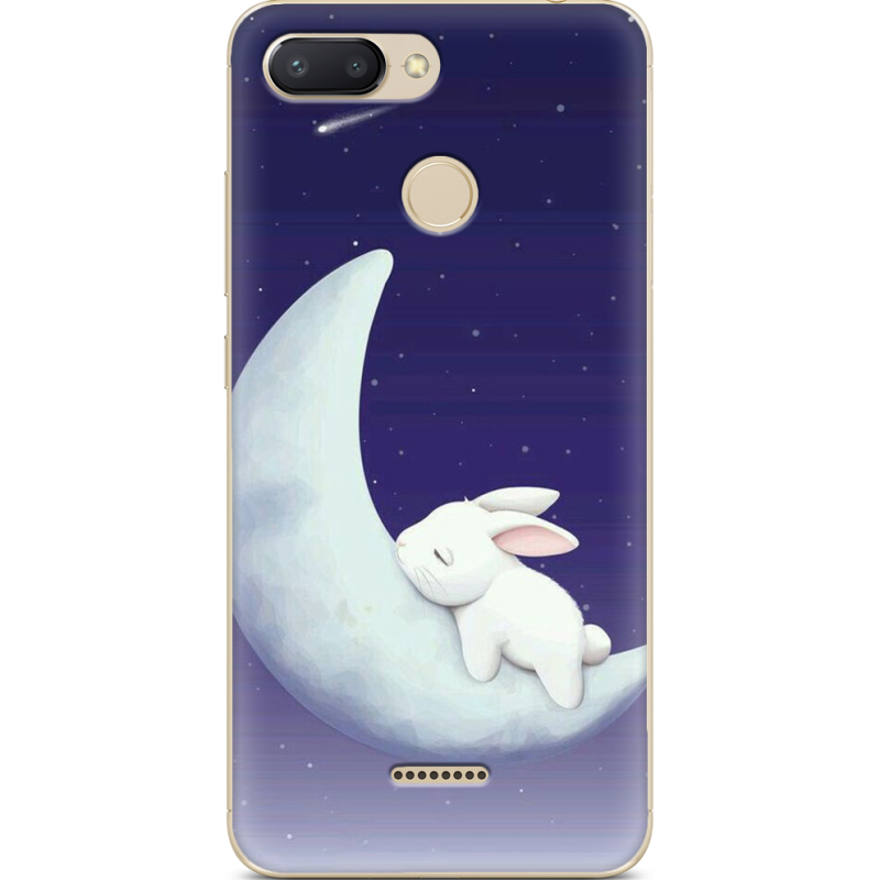 Чехол U-print Xiaomi Redmi 6 Moon Bunny