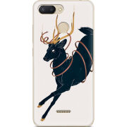 Чехол U-print Xiaomi Redmi 6 Black Deer