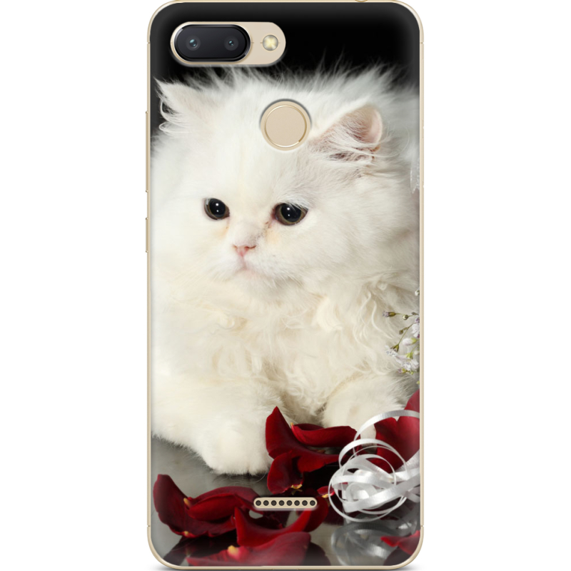 Чехол U-print Xiaomi Redmi 6 Fluffy Cat