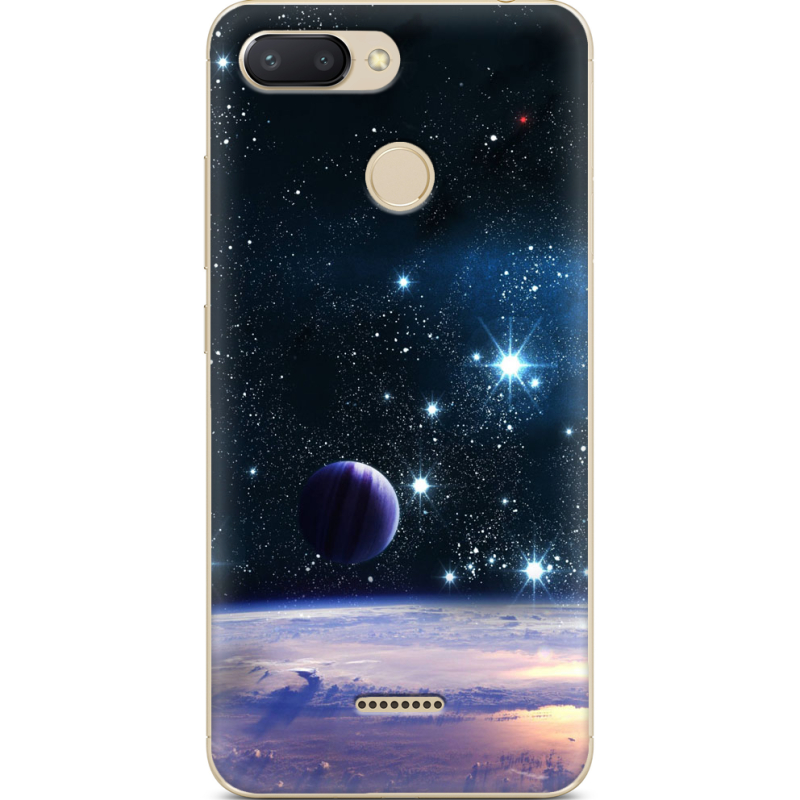 Чехол U-print Xiaomi Redmi 6 Space Landscape