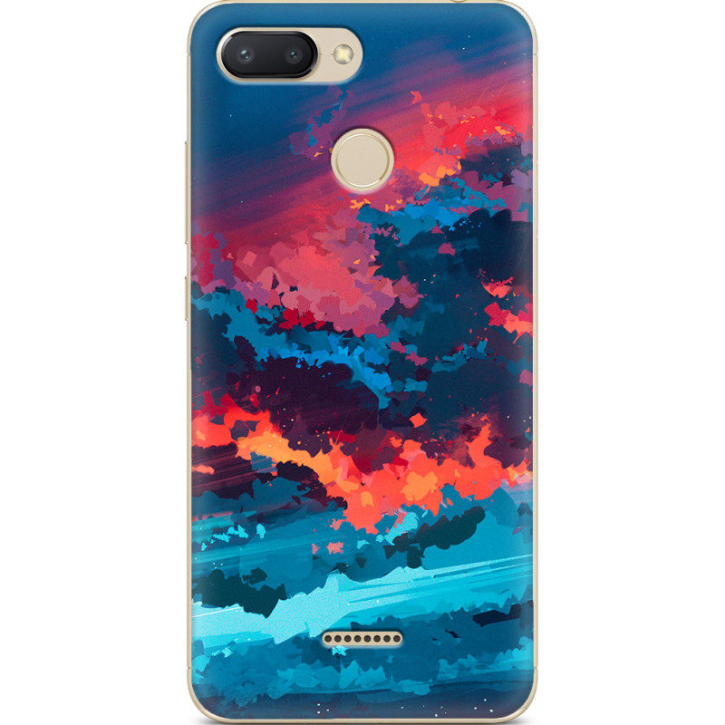 Чехол U-print Xiaomi Redmi 6 Thunderclouds