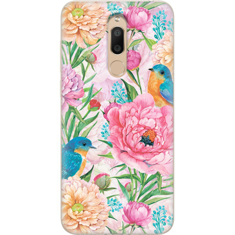 Чехол U-print Meizu M6T Birds in Flowers