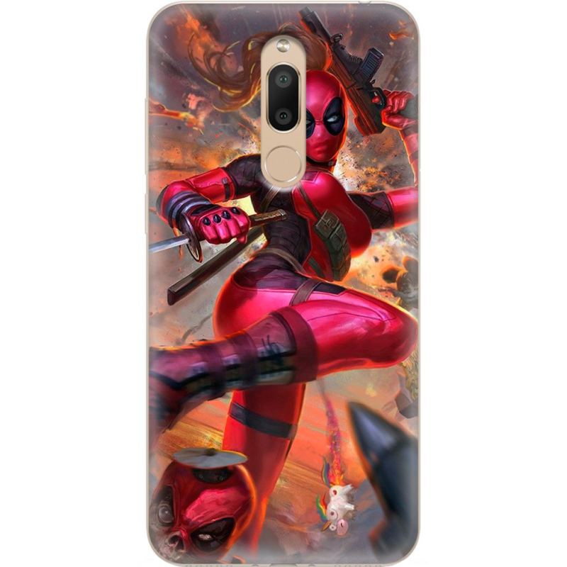 Чехол U-print Meizu M6T Woman Deadpool