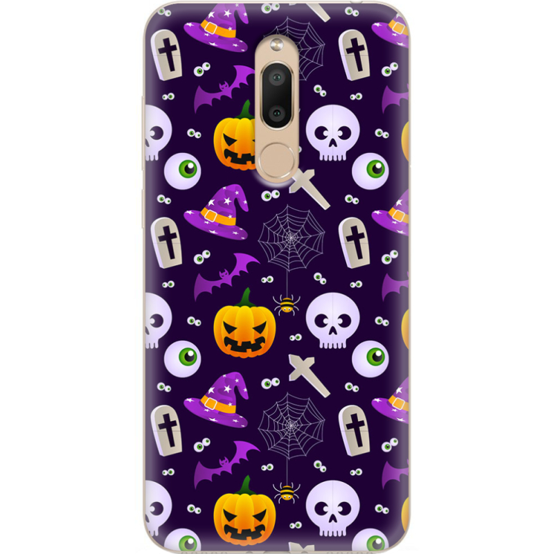 Чехол U-print Meizu M6T Halloween Purple Mood