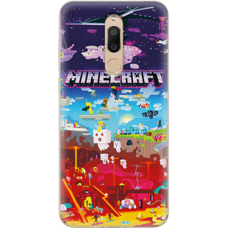 Чехол U-print Meizu M6T Minecraft World Beyond