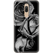 Чехол U-print Meizu M6T Black and White Roses