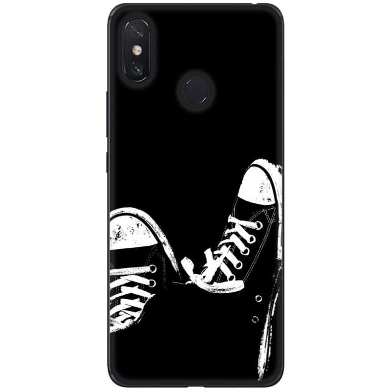Чехол U-print Xiaomi Mi Max 3 Black Sneakers