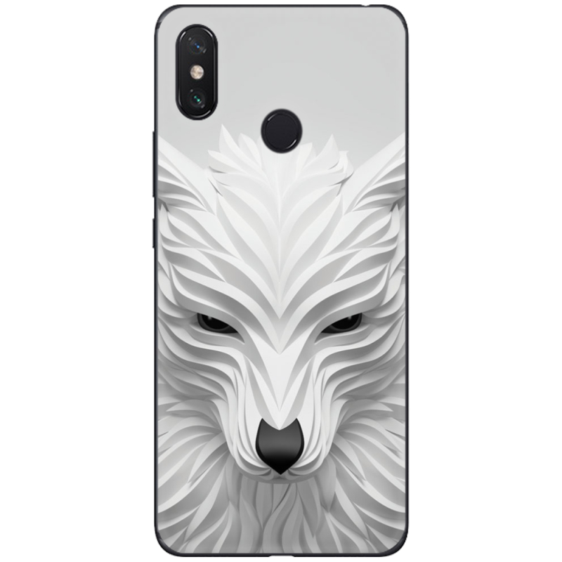 Чехол U-print Xiaomi Mi Max 3 White Wolf