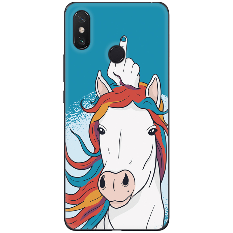 Чехол U-print Xiaomi Mi Max 3 Fuck Unicorn