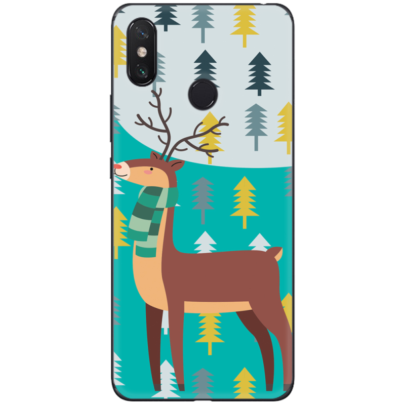 Чехол U-print Xiaomi Mi Max 3 Foresty Deer