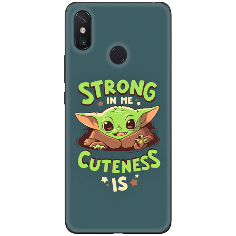 Чехол U-print Xiaomi Mi Max 3 Strong in me Cuteness is