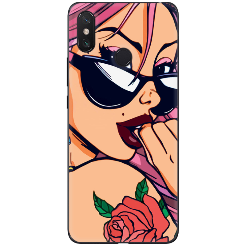Чехол U-print Xiaomi Mi Max 3 Pink Girl