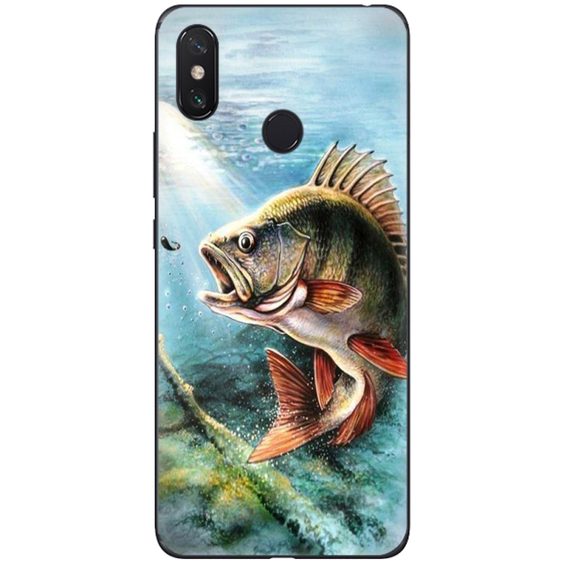 Чехол U-print Xiaomi Mi Max 3 Полосатый Бандит