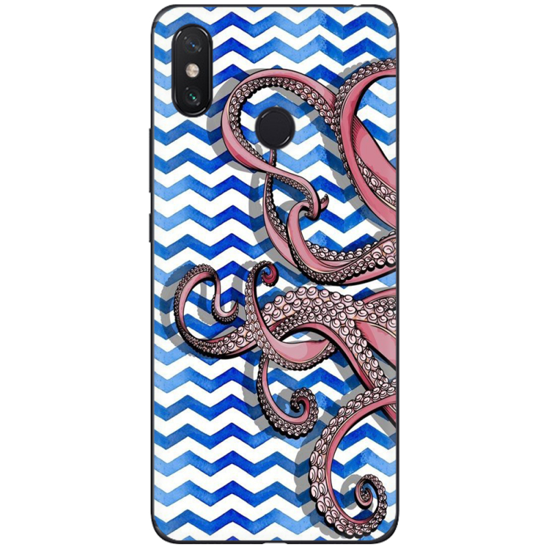 Чехол U-print Xiaomi Mi Max 3 Sea Tentacles