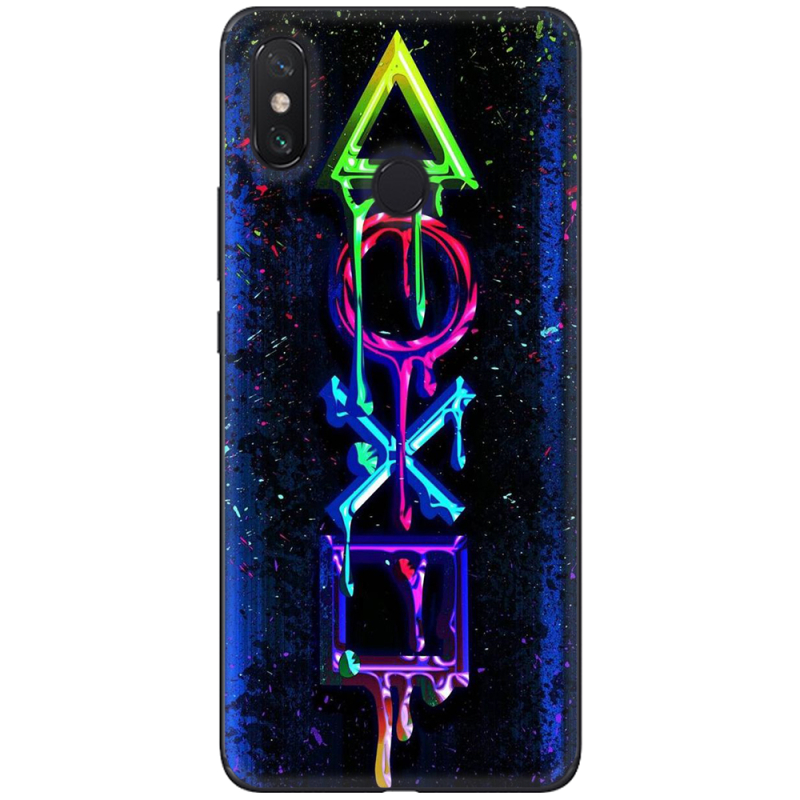 Чехол U-print Xiaomi Mi Max 3 Graffiti symbols