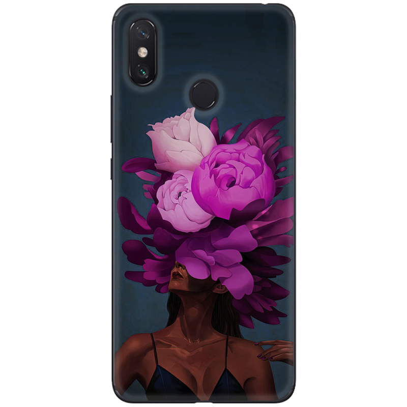 Чехол U-print Xiaomi Mi Max 3 Exquisite Purple Flowers