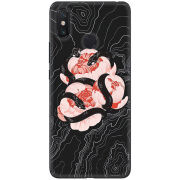 Чехол U-print Xiaomi Mi Max 3 Snake Rose