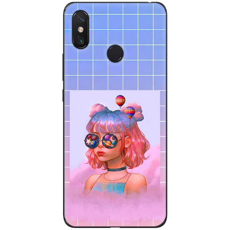 Чехол U-print Xiaomi Mi Max 3 Girl in the Clouds