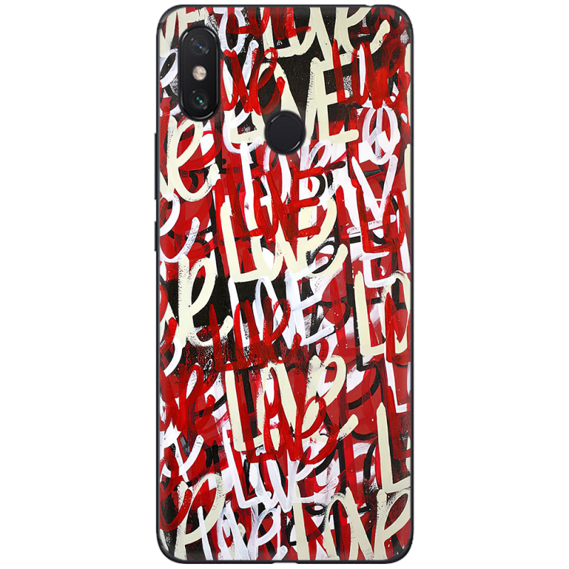 Чехол U-print Xiaomi Mi Max 3 Love Graffiti