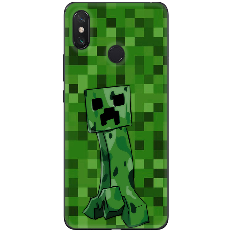 Чехол U-print Xiaomi Mi Max 3 Minecraft Creeper