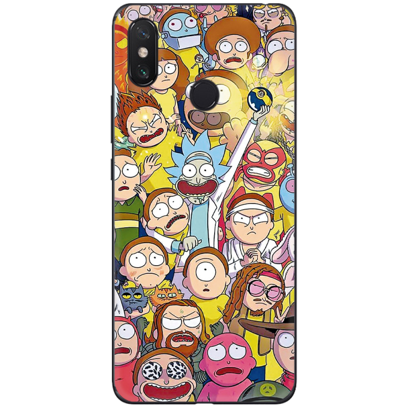 Чехол U-print Xiaomi Mi Max 3 Rick and Morty