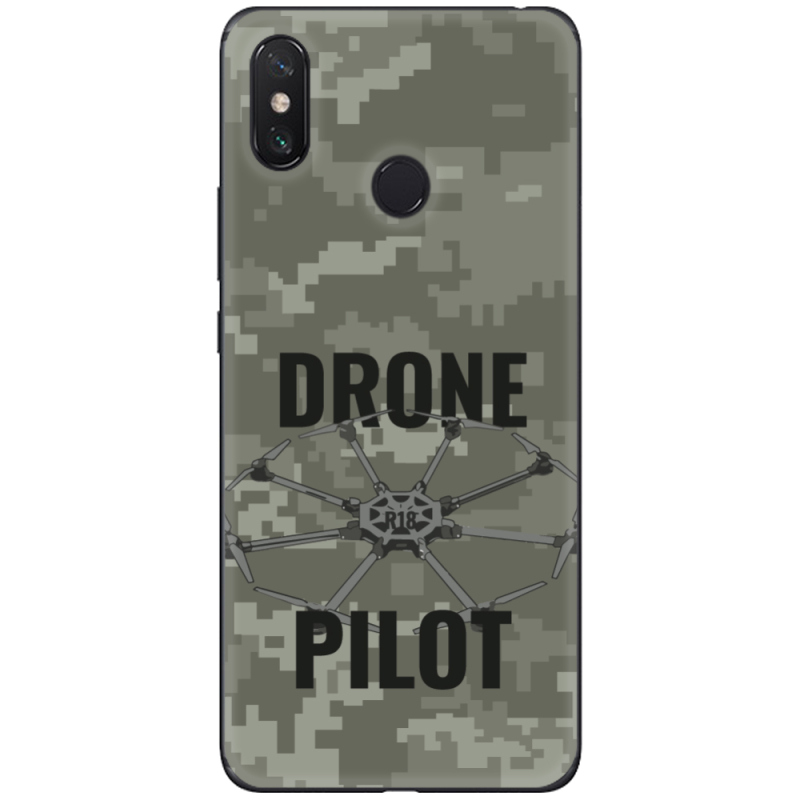 Чехол U-print Xiaomi Mi Max 3 Drone Pilot