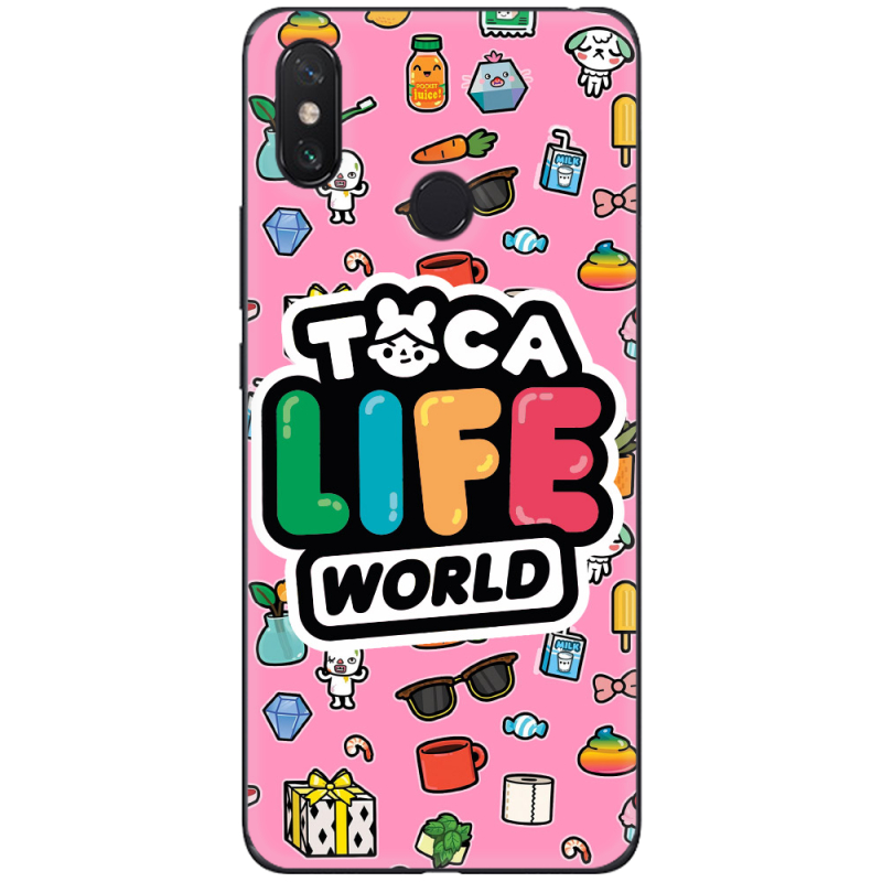 Чехол U-print Xiaomi Mi Max 3 Toca Boca Life World