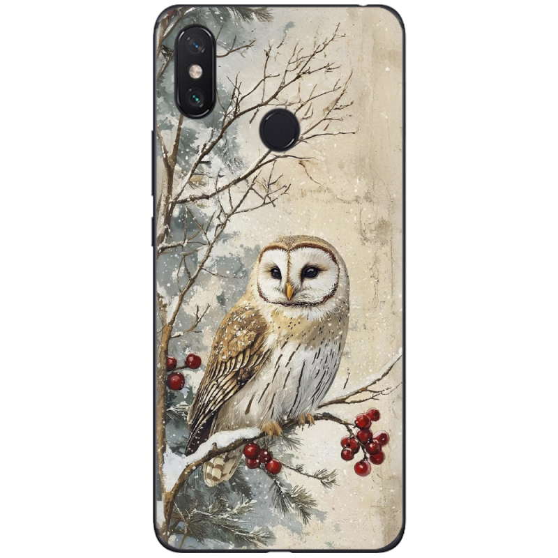 Чехол U-print Xiaomi Mi Max 3 Christmas Owl
