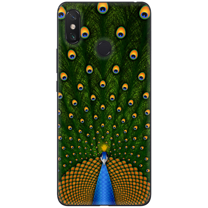 Чехол U-print Xiaomi Mi Max 3 Peacocks Tail