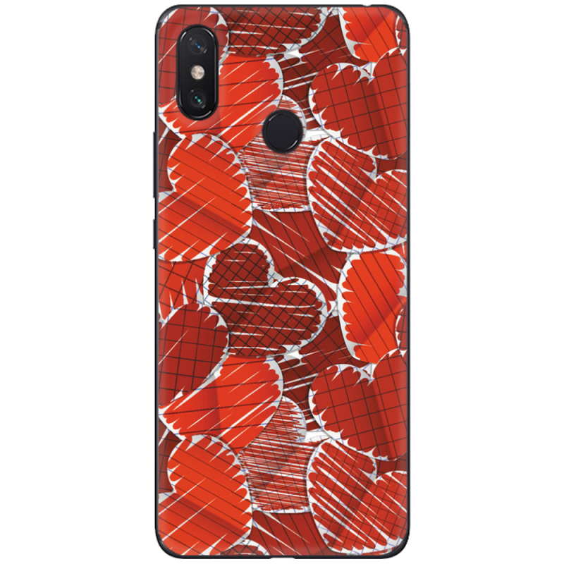 Чехол U-print Xiaomi Mi Max 3 Heart Strings