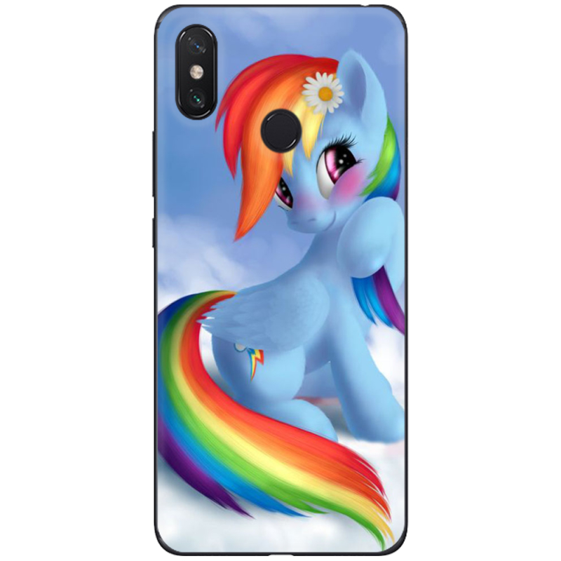 Чехол U-print Xiaomi Mi Max 3 My Little Pony Rainbow Dash