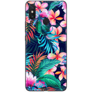 Чехол U-print Xiaomi Mi Max 3 flowers in the tropics