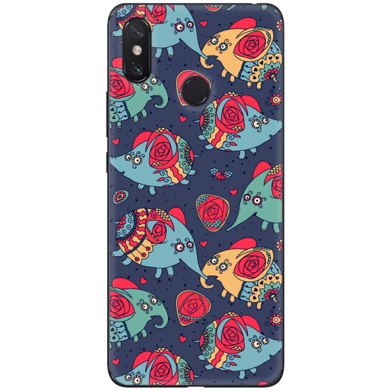 Чехол U-print Xiaomi Mi Max 3 Flying Elephants