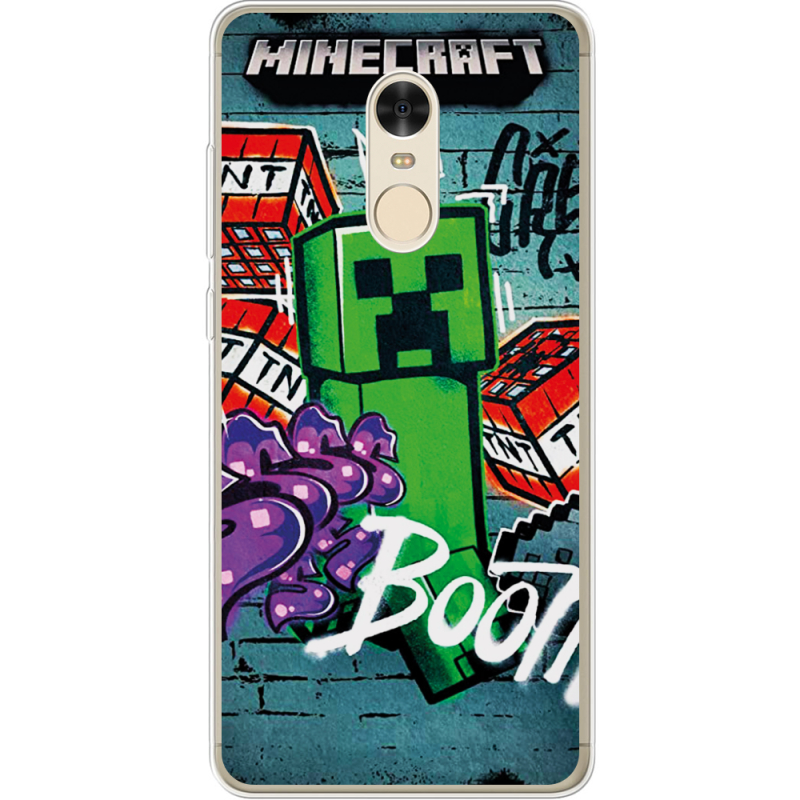 Чехол Uprint Xiaomi Redmi Note 4 Minecraft Graffiti