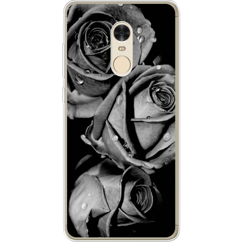 Чехол Uprint Xiaomi Redmi Note 4 Black and White Roses