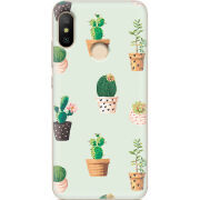 Чехол U-print Xiaomi Mi A2 Lite L-green Cacti