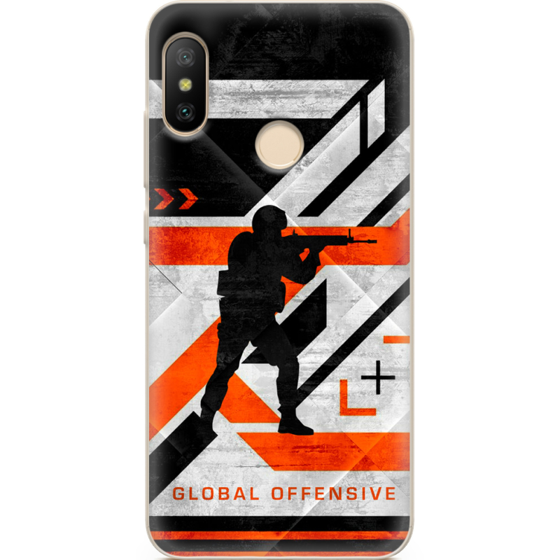 Чехол U-print Xiaomi Mi A2 Lite CS:Go Asimov