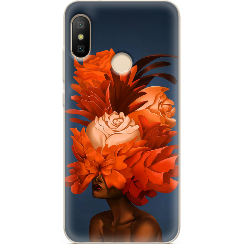 Чехол U-print Xiaomi Mi A2 Lite Exquisite Orange Flowers