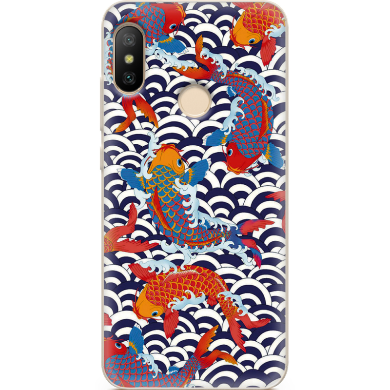 Чехол U-print Xiaomi Mi A2 Lite Koi Fish