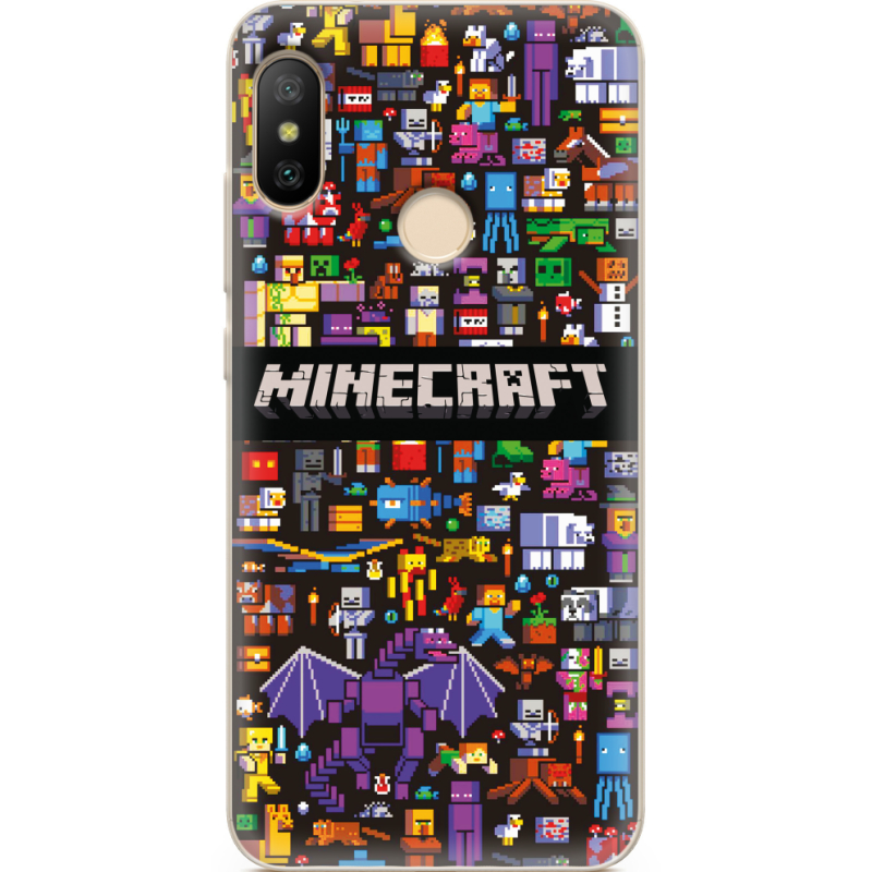 Чехол U-print Xiaomi Mi A2 Lite Minecraft Mobbery