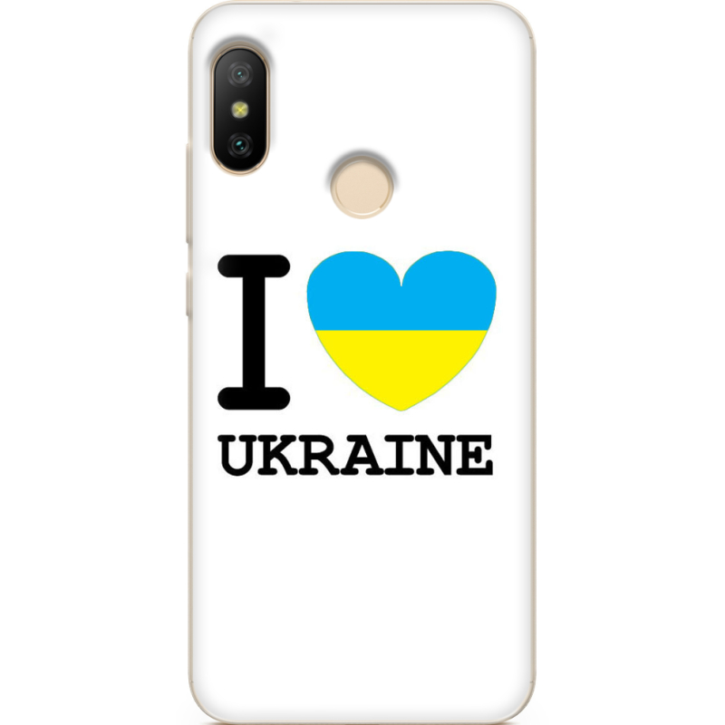 Чехол U-print Xiaomi Mi A2 Lite I love Ukraine