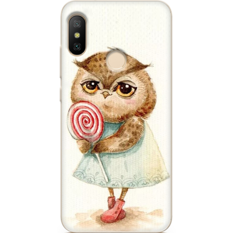Чехол U-print Xiaomi Mi A2 Lite Совушка