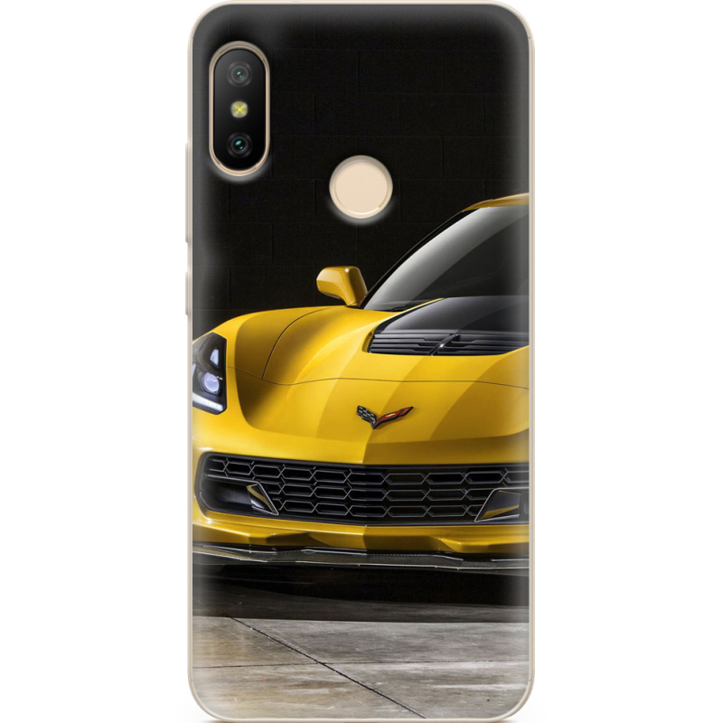 Чехол U-print Xiaomi Mi A2 Lite Corvette Z06