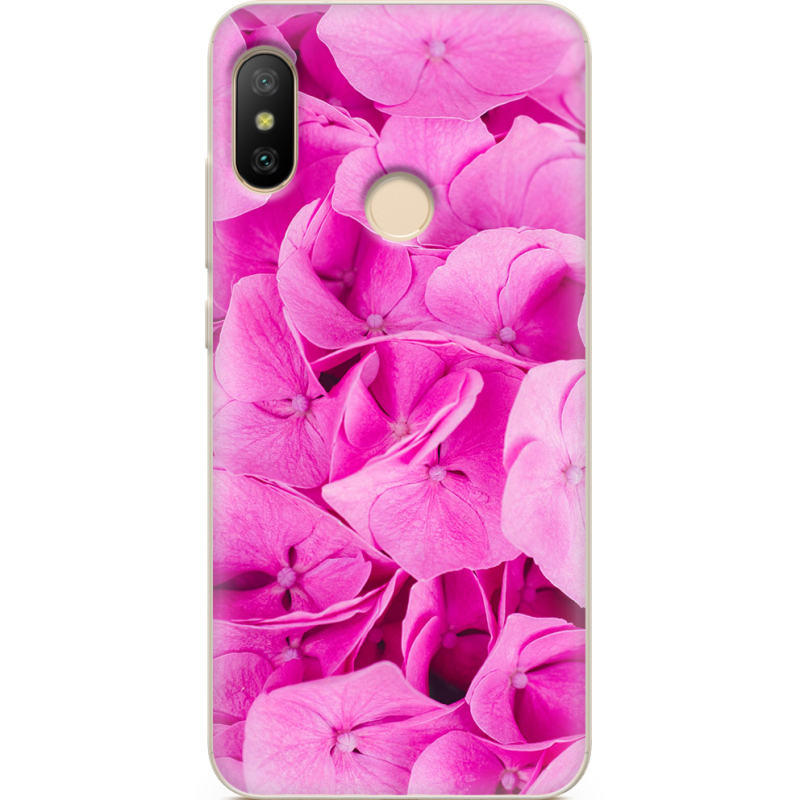 Чехол U-print Xiaomi Mi A2 Lite Pink Flowers