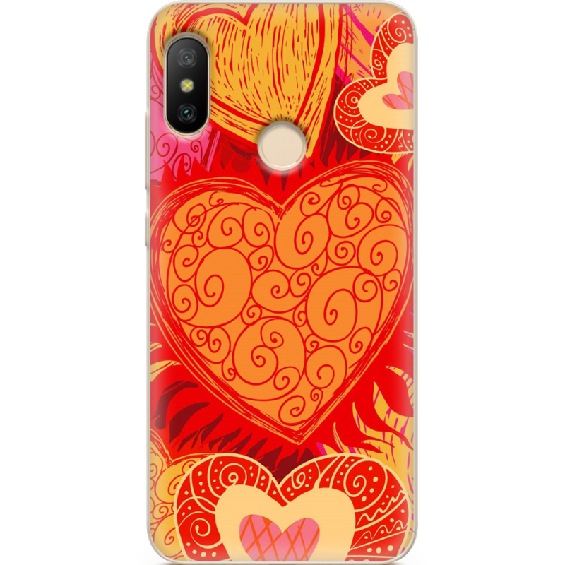 Чехол U-print Xiaomi Mi A2 Lite Warm Hearts
