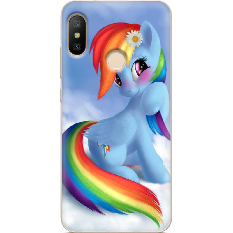 Чехол U-print Xiaomi Mi A2 Lite My Little Pony Rainbow Dash